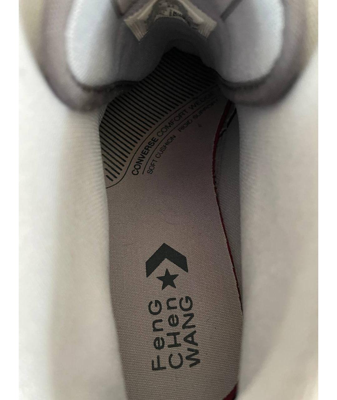 CONVERSE Черные кожаные высокие кроссовки / кеды, фото 3