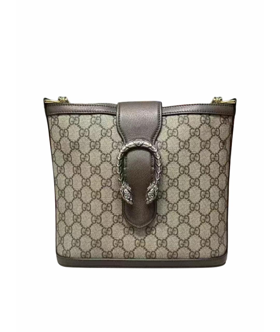 GUCCI Коричневая сумка через плечо, фото 1