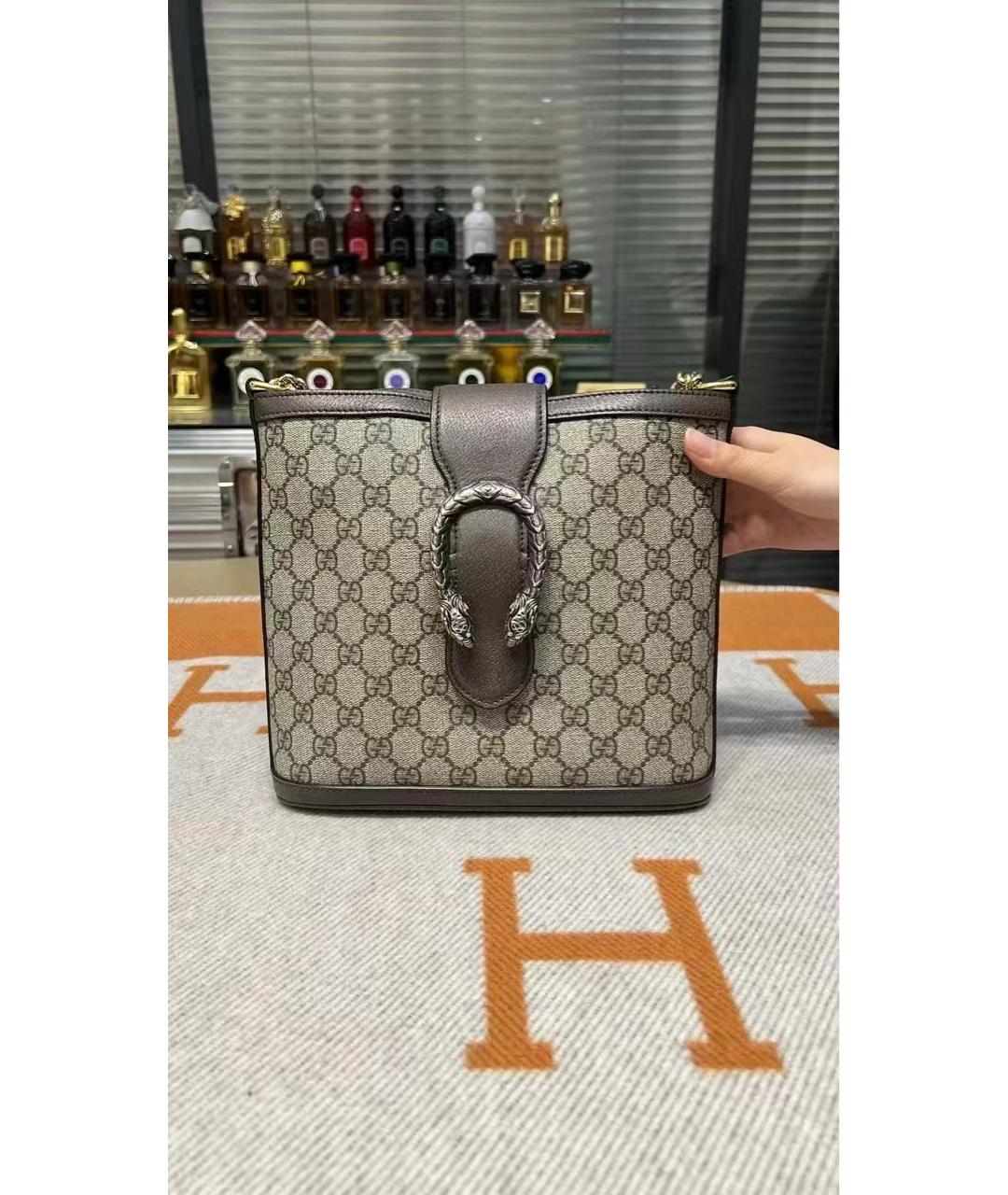 GUCCI Коричневая сумка через плечо, фото 4