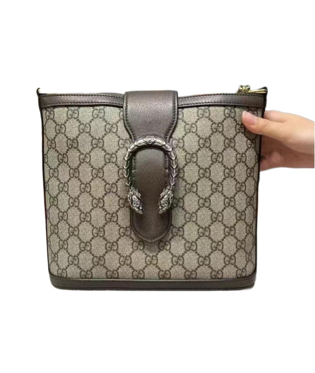 GUCCI Коричневая сумка через плечо, фото 5