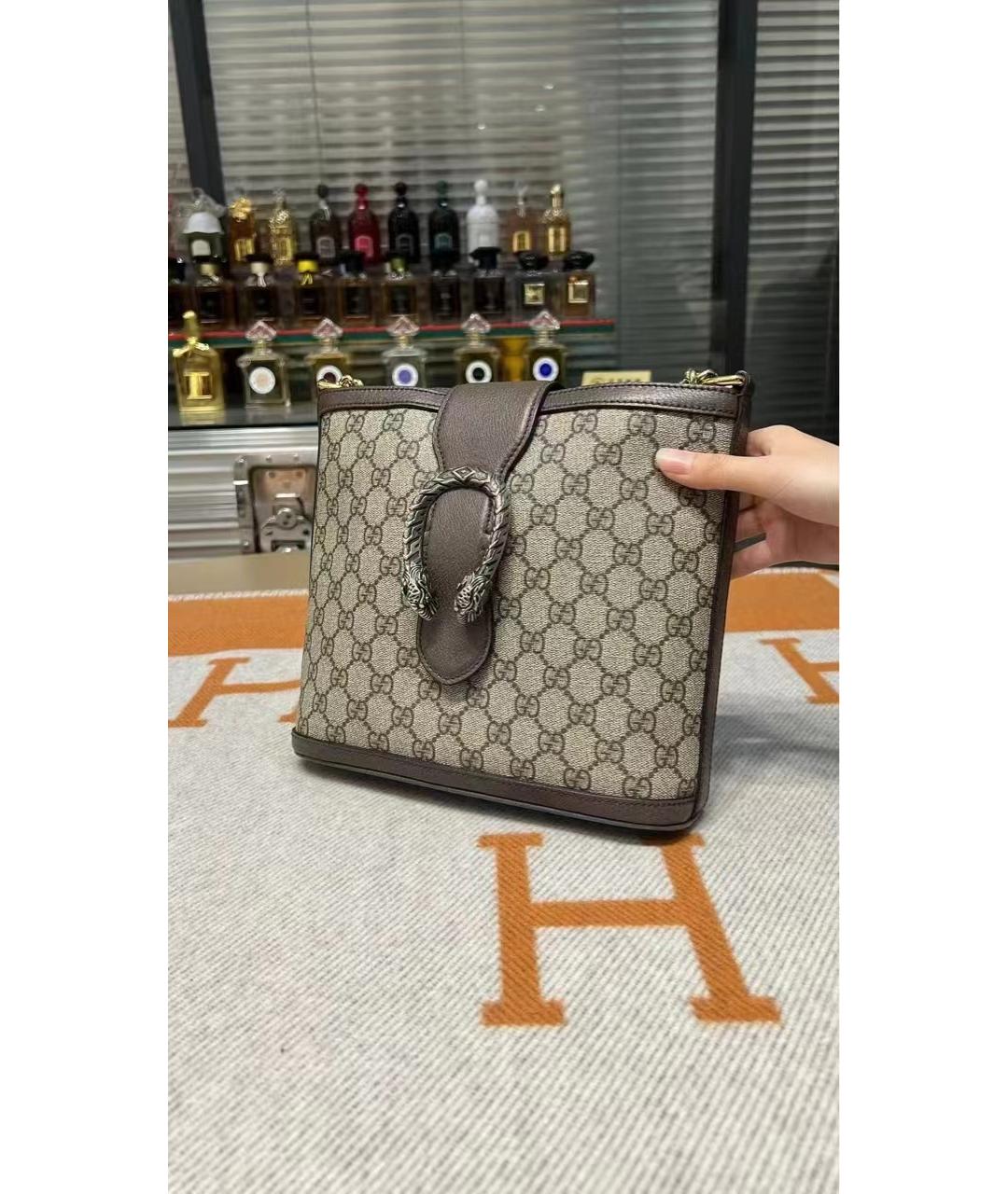 GUCCI Коричневая сумка через плечо, фото 2