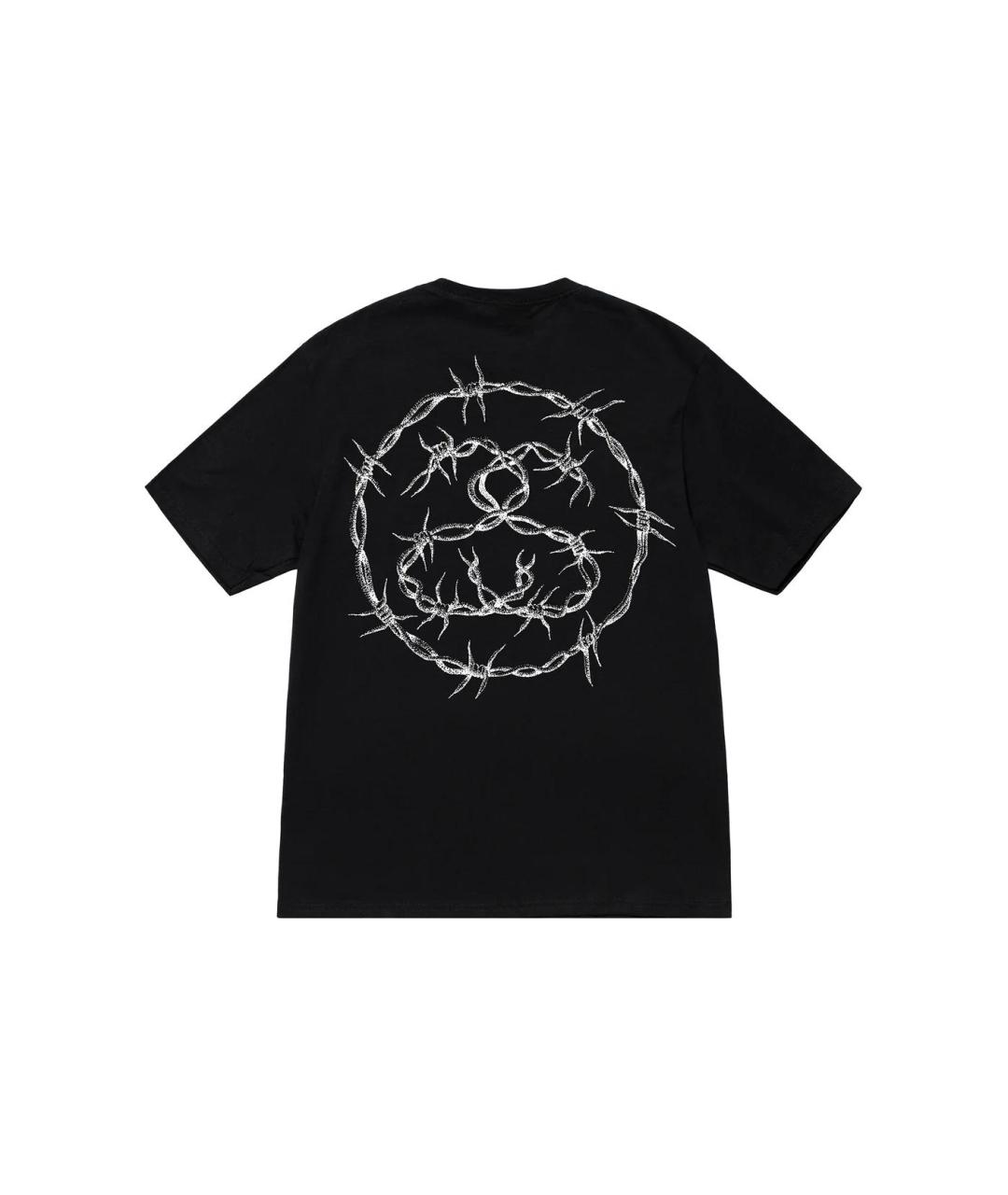 STUSSY Черная футболка, фото 2