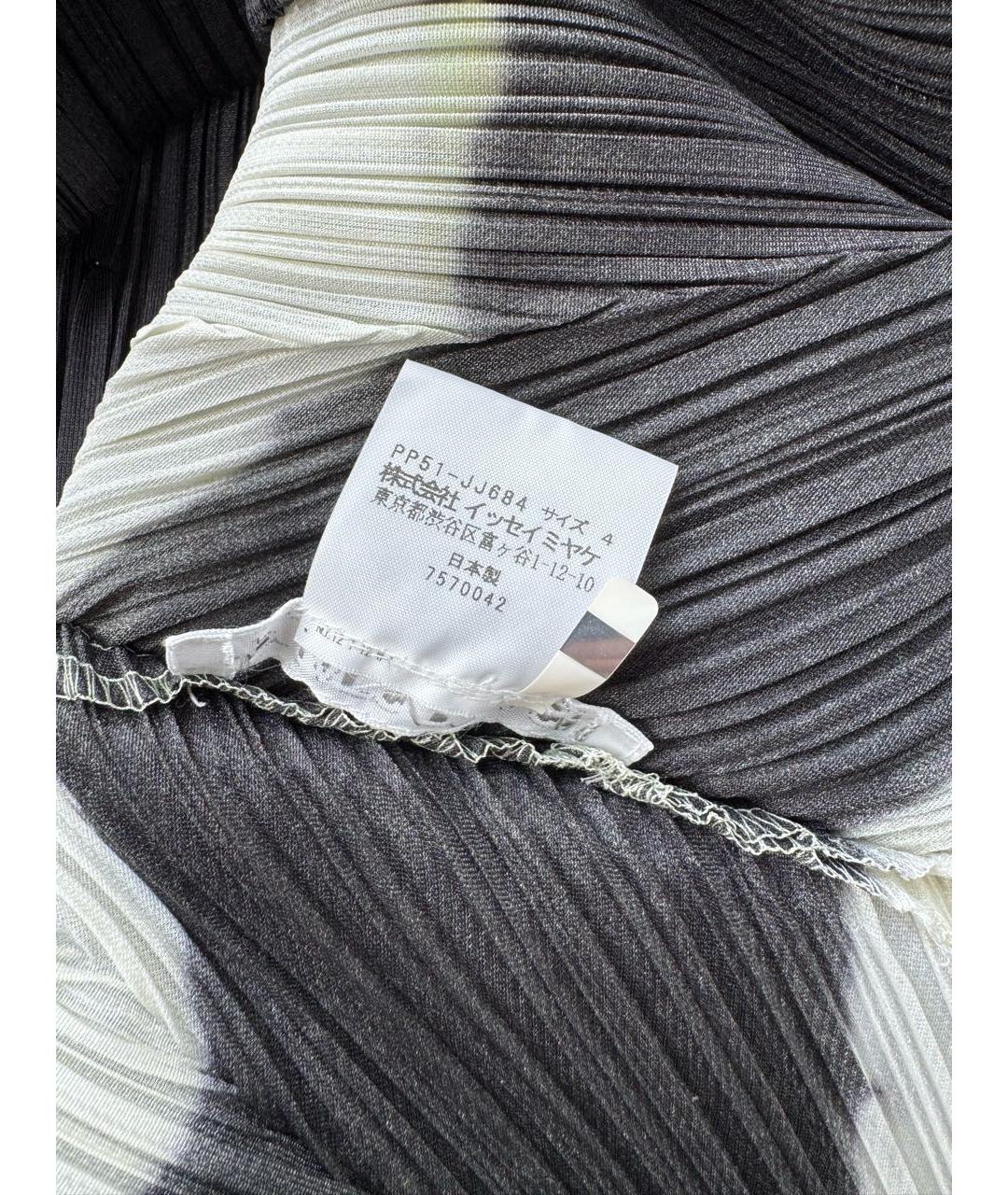 ISSEY MIYAKE Черная вискозная блузы, фото 6