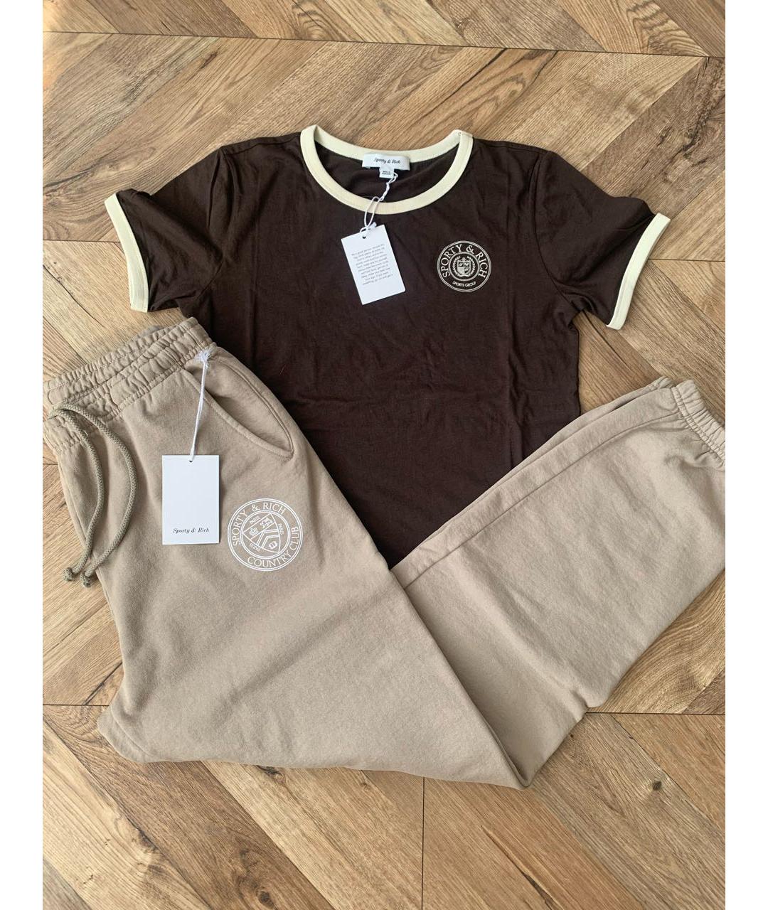 SPORTY AND RICH Хлопковый спортивные костюмы, фото 3