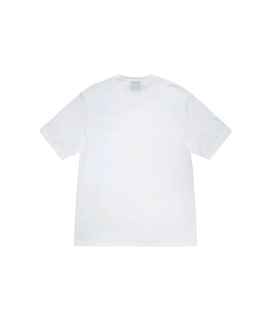 STUSSY Белая хлопковая футболка, фото 2