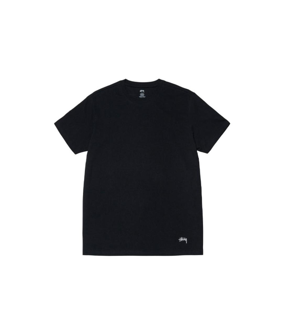 STUSSY Черная футболка, фото 2