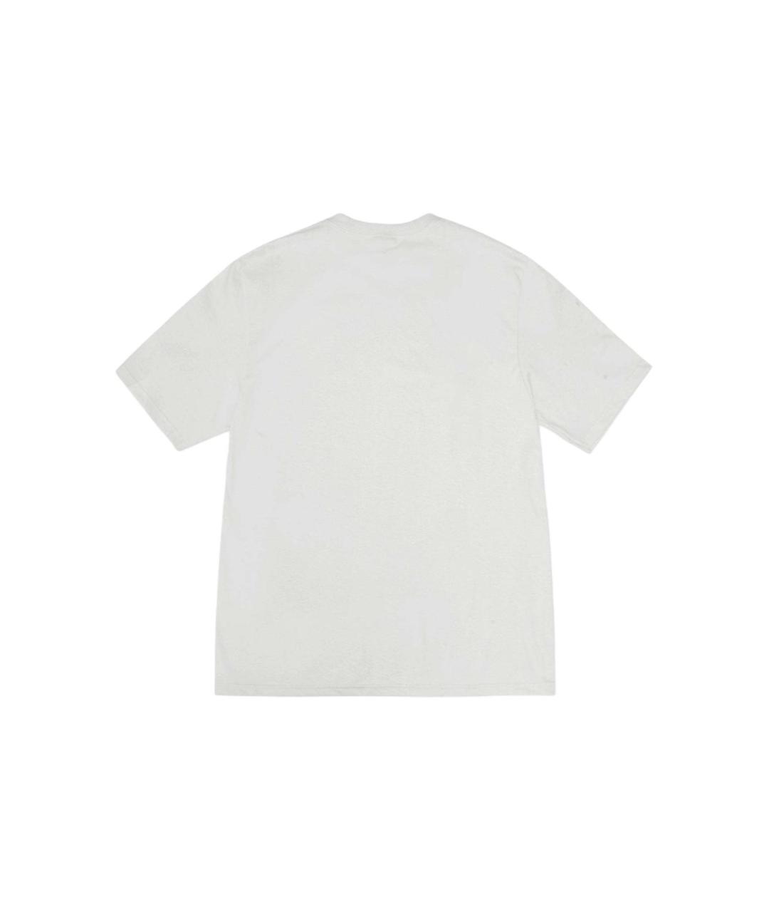 STUSSY Серая хлопковая футболка, фото 2