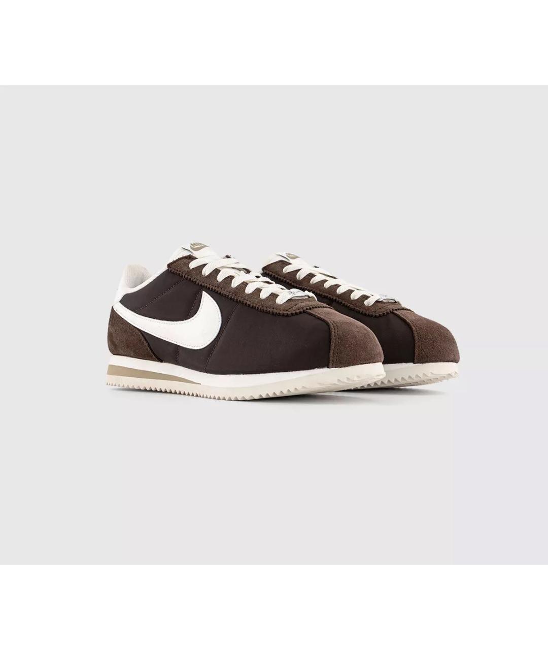 NIKE Коричневые текстильные кроссовки, фото 2