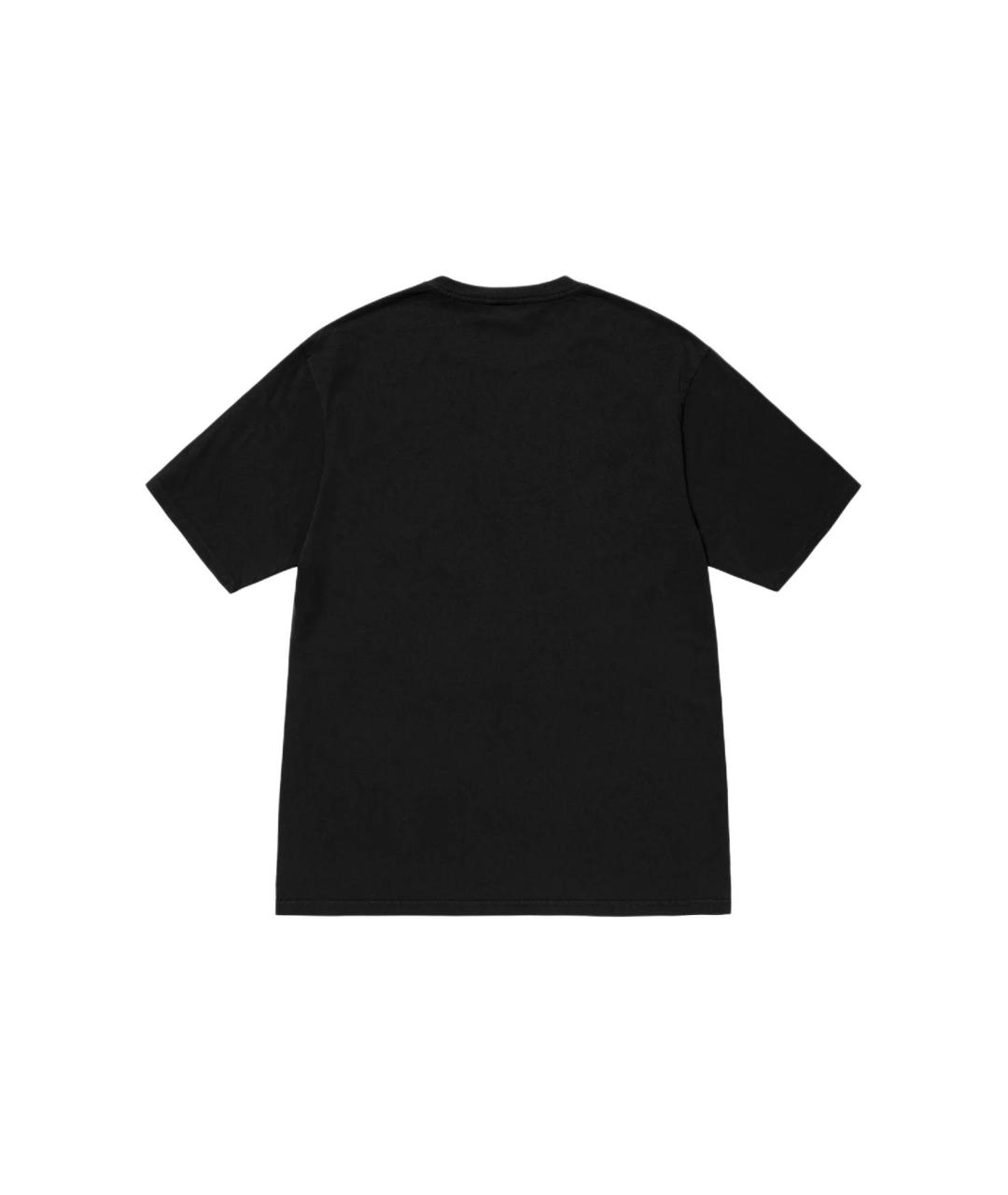 STUSSY Черная футболка, фото 4