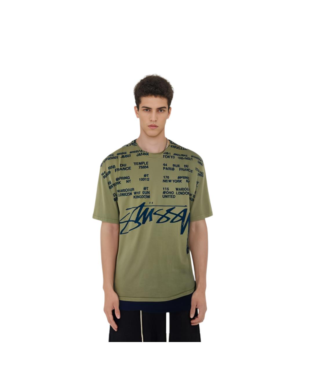 STUSSY Черная футболка, фото 9