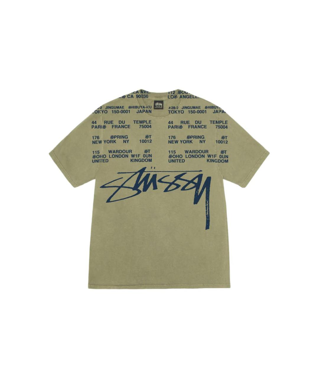 STUSSY Черная футболка, фото 1
