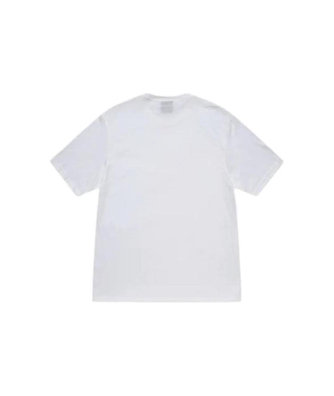 STUSSY Белая хлопковая футболка, фото 2