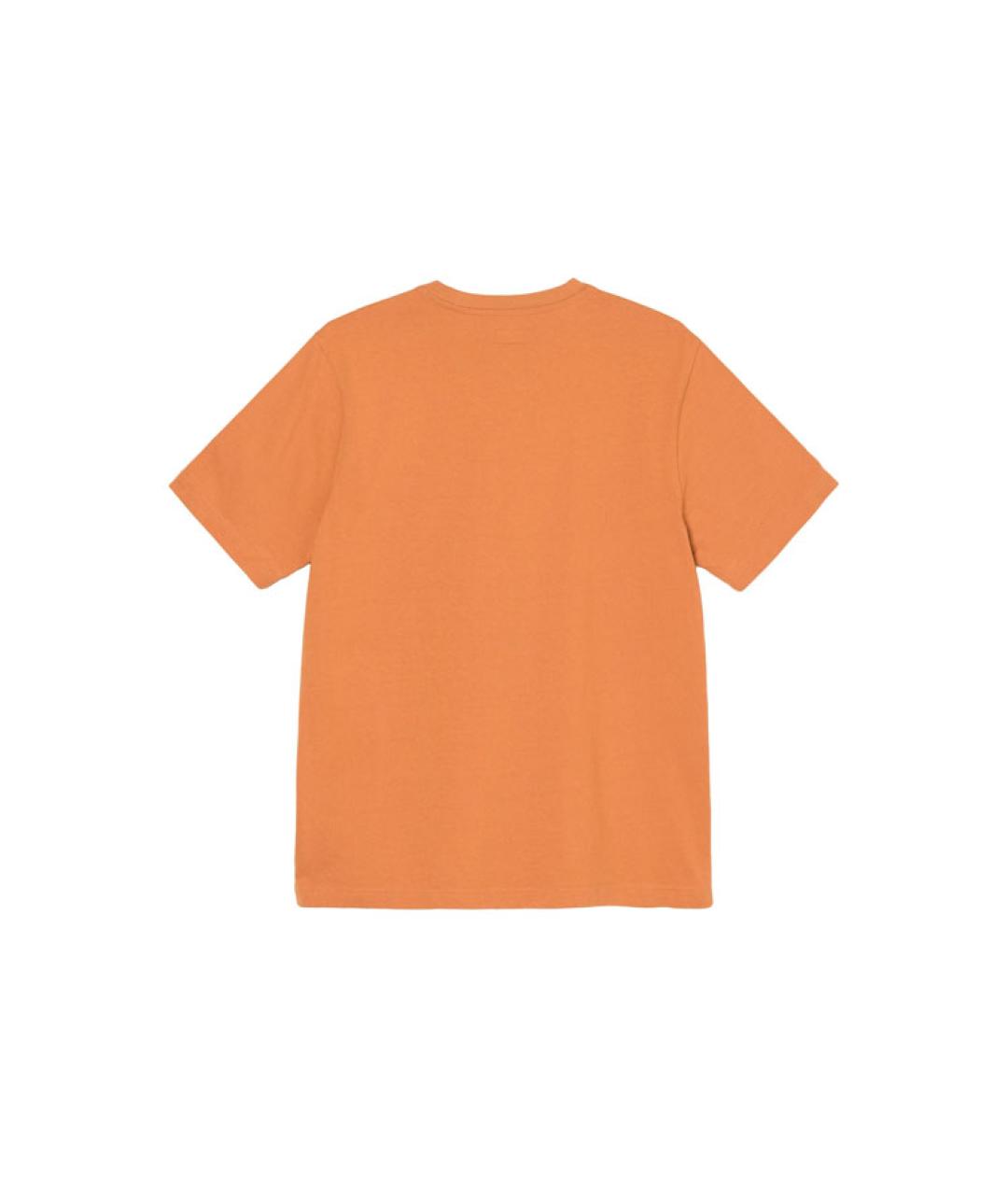 STUSSY Оранжевая футболка, фото 2