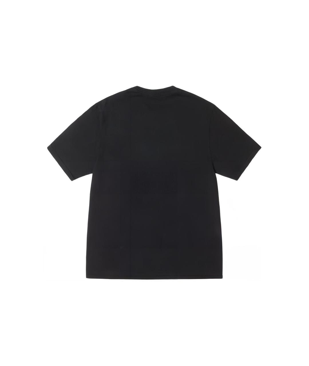 STUSSY Черная футболка, фото 2