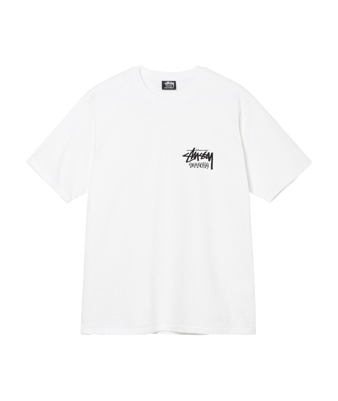 STUSSY Белая футболка, фото 1