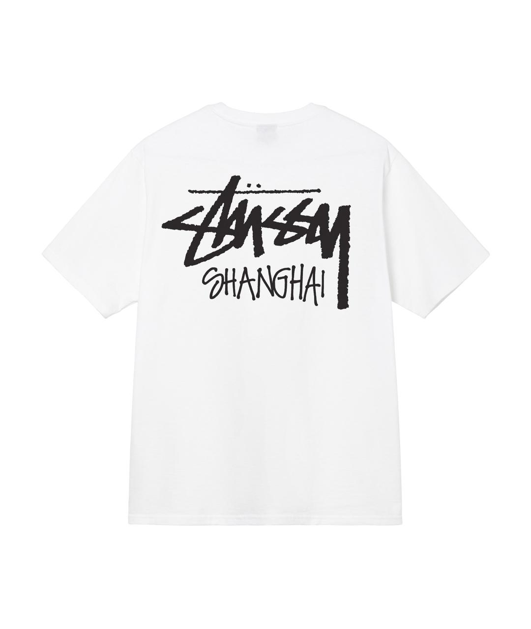 STUSSY Белая футболка, фото 2