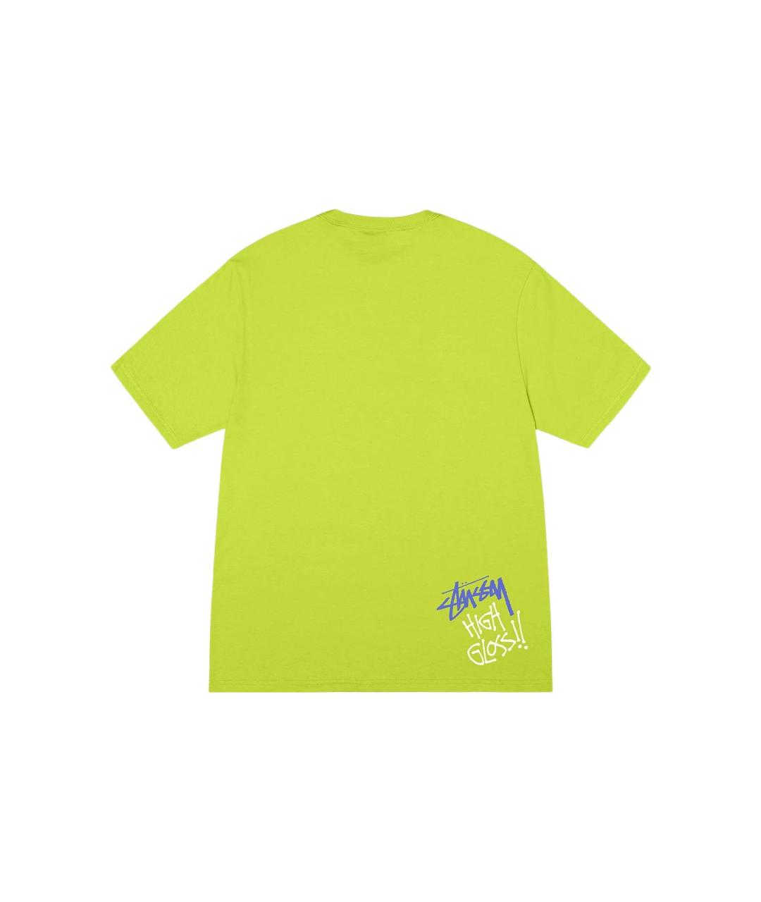 STUSSY Зеленая футболка, фото 2