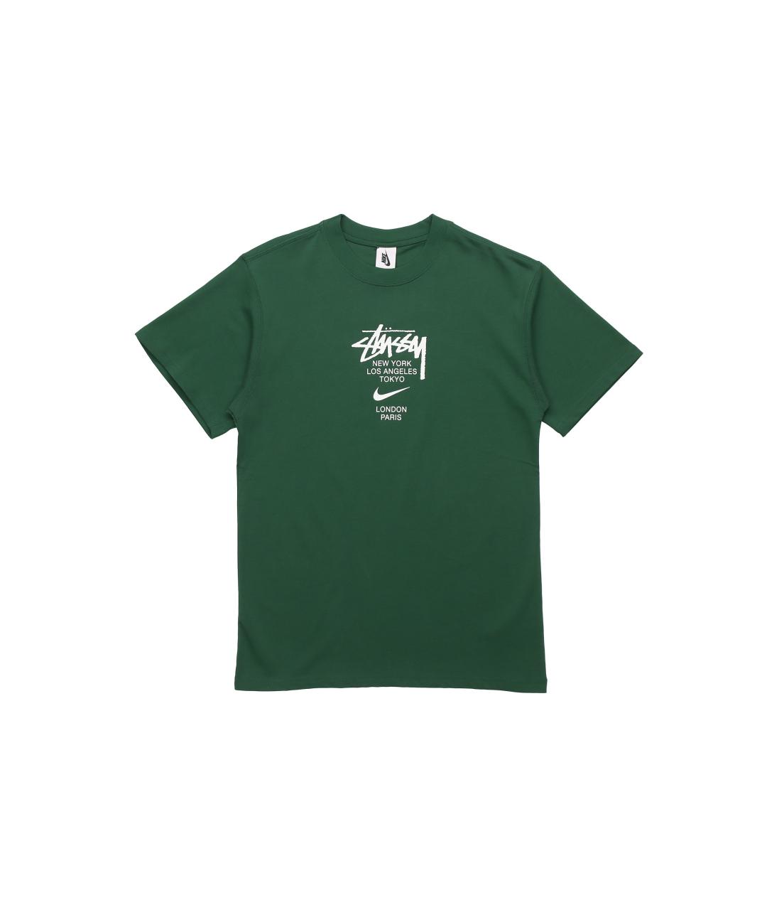 STUSSY Зеленая хлопковая футболка, фото 1