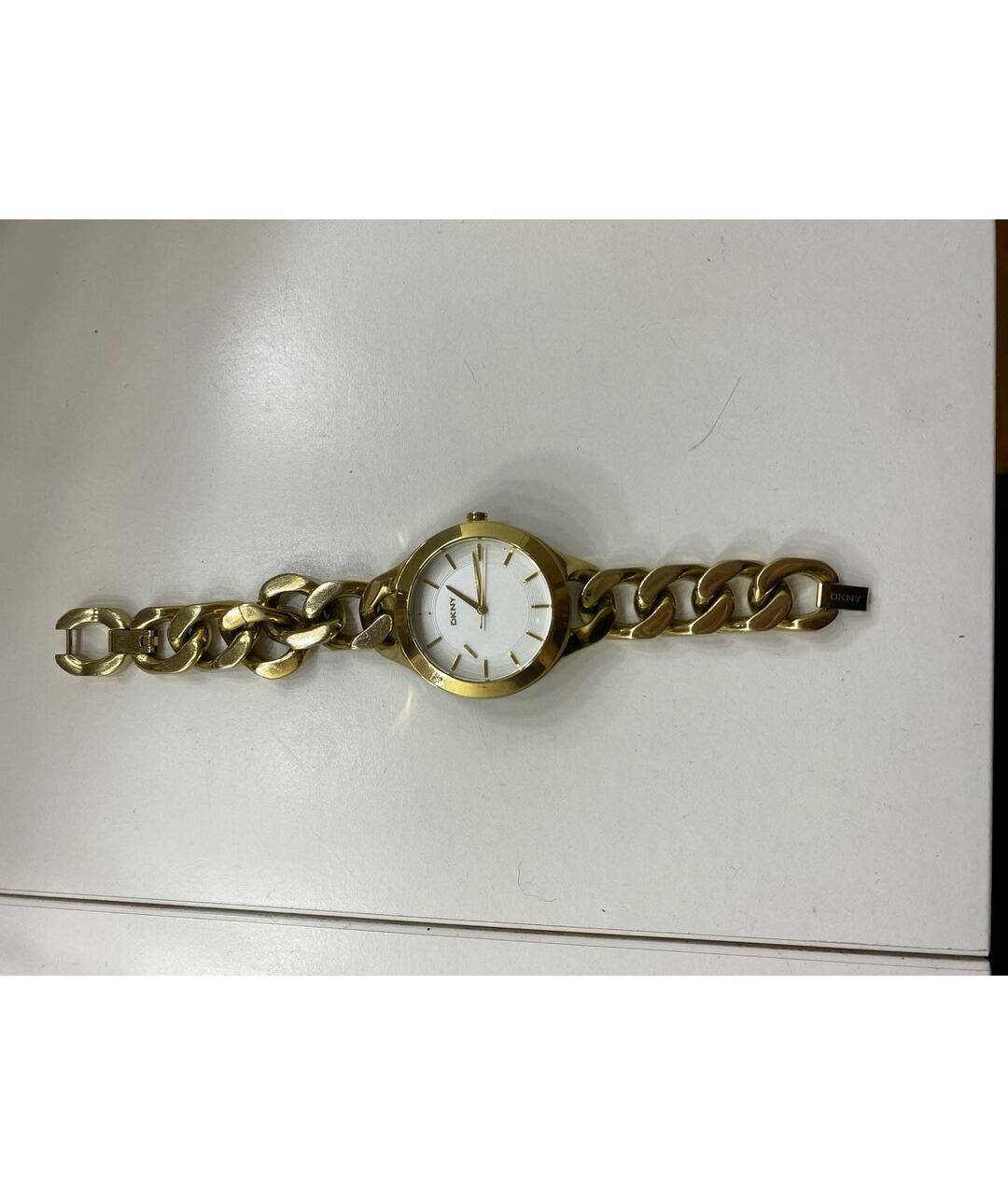 DKNY Золотые стальные часы, фото 4