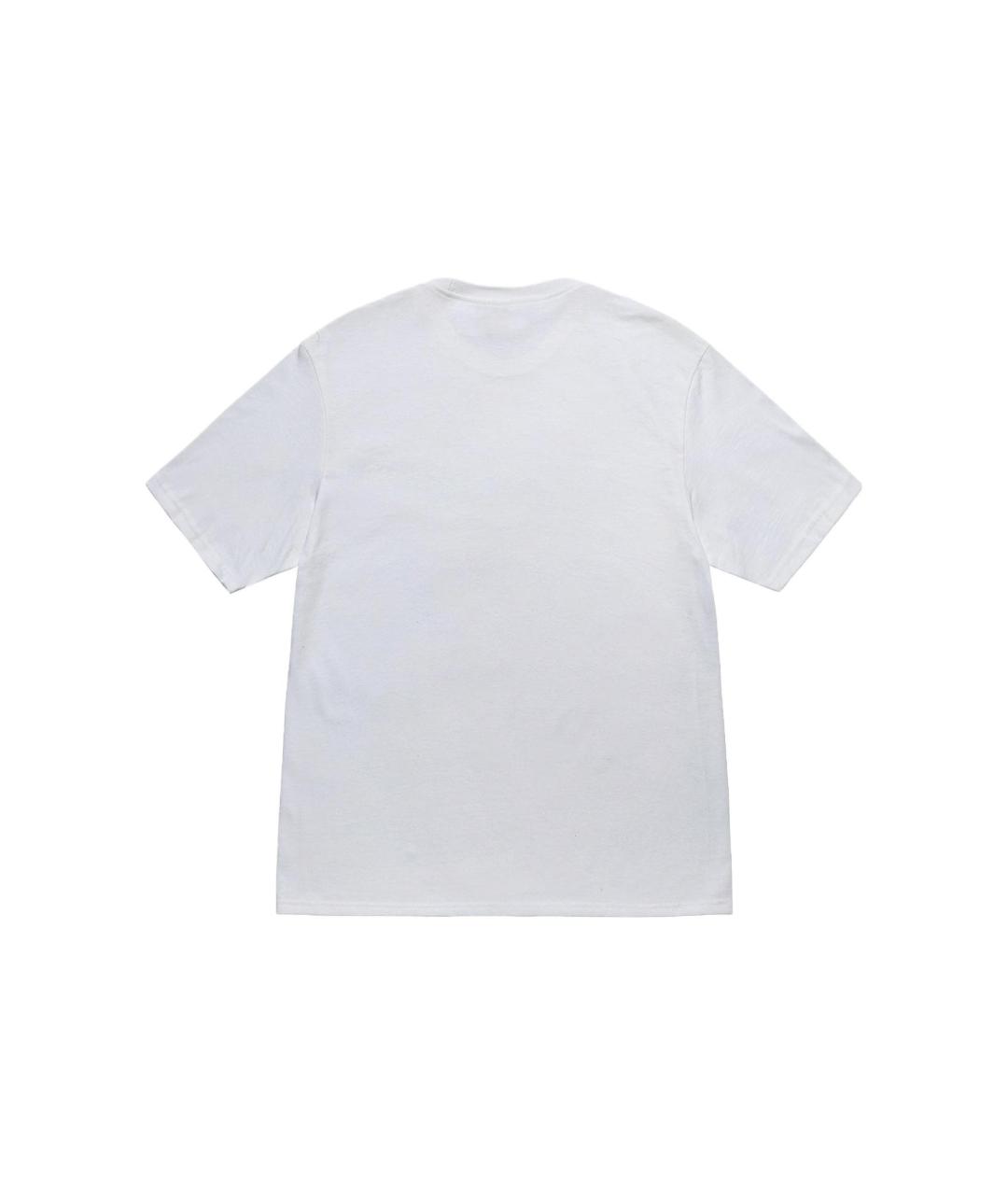 STUSSY Белая хлопковая футболка, фото 2