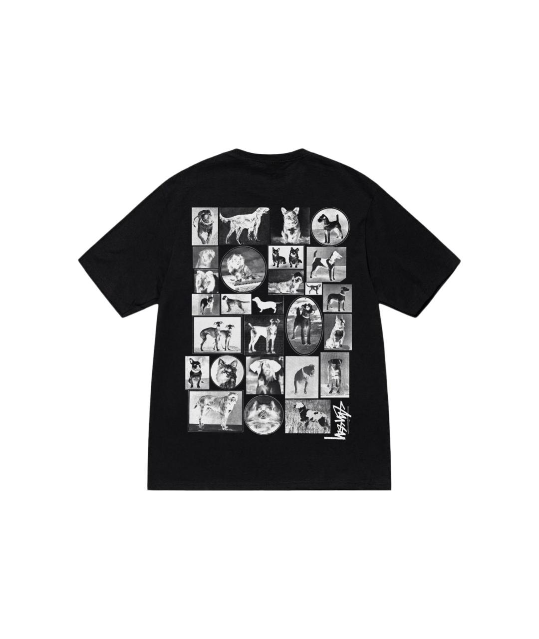 STUSSY Черная футболка, фото 2
