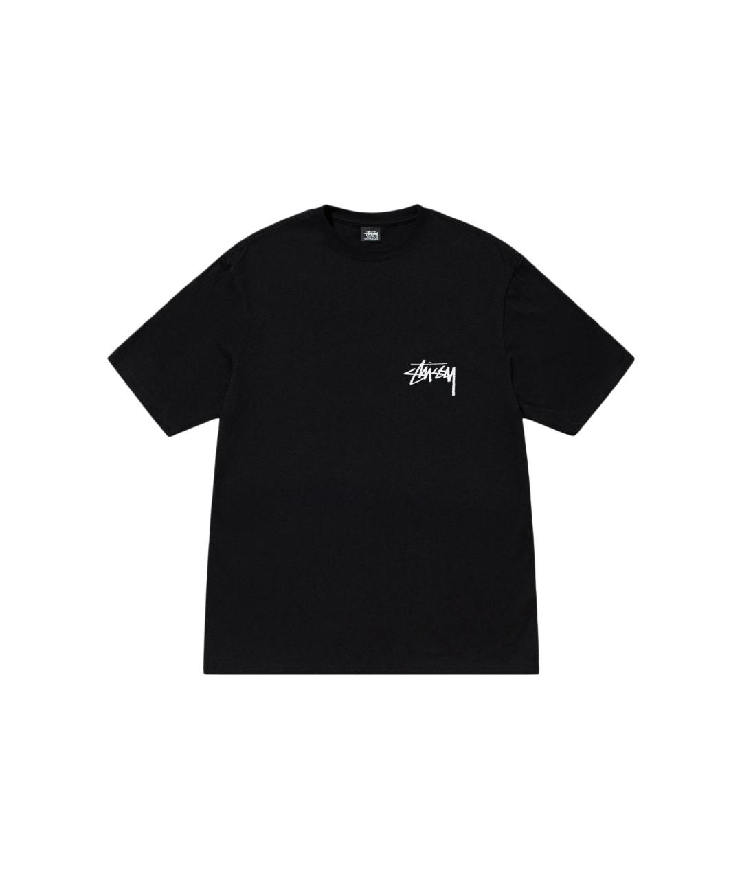 STUSSY Черная футболка, фото 1