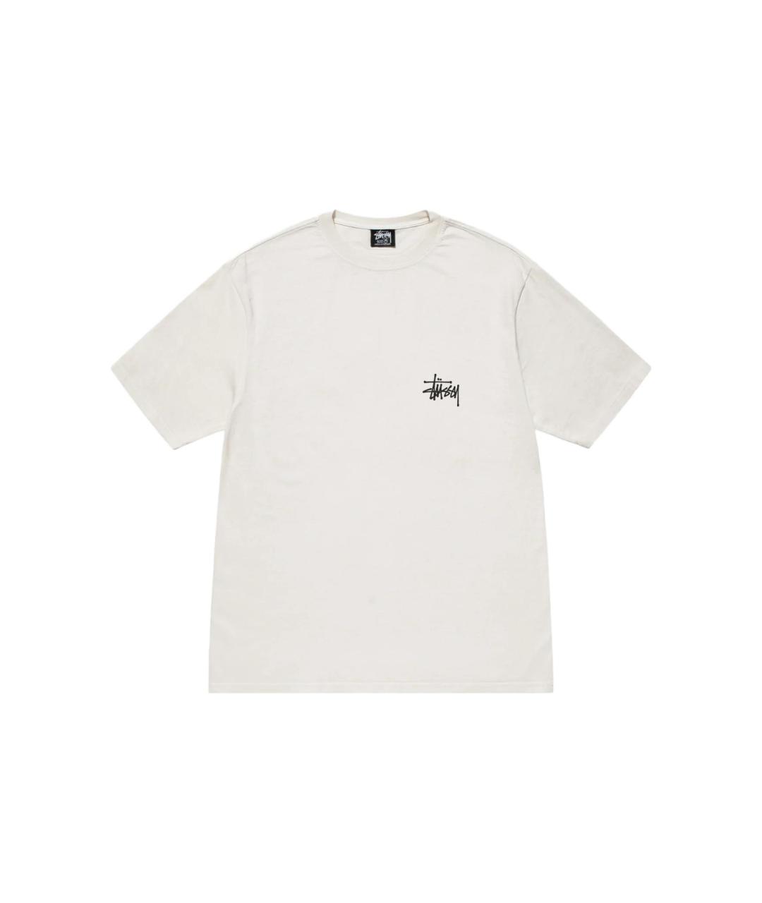 STUSSY Бежевая футболка, фото 1