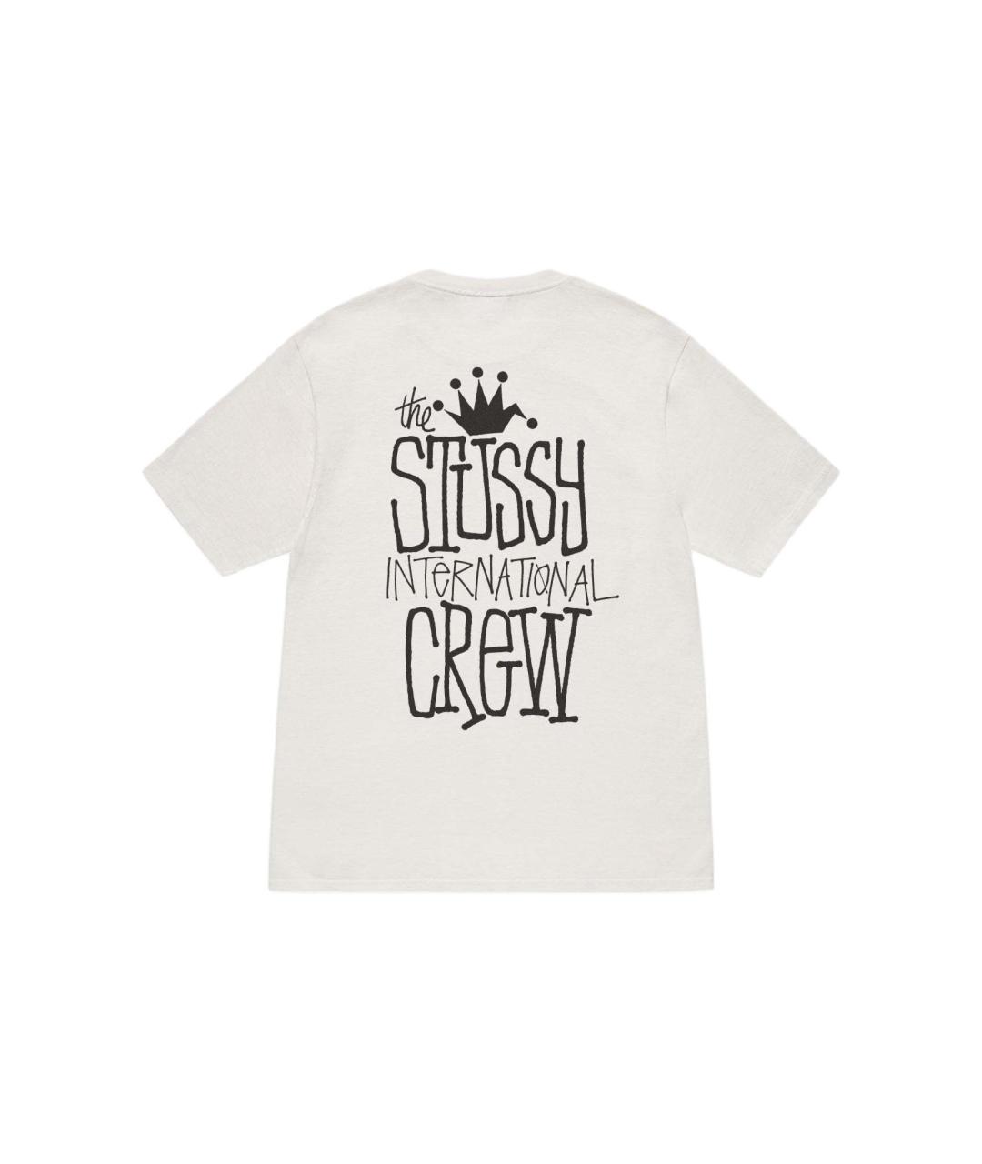 STUSSY Бежевая футболка, фото 2