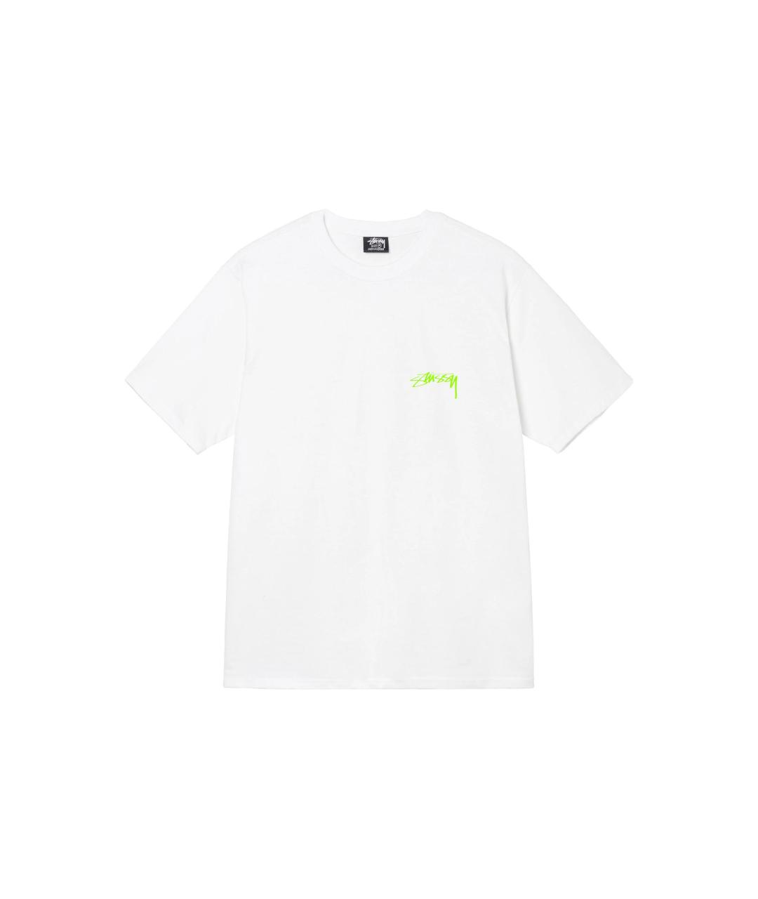 STUSSY Белая футболка, фото 1