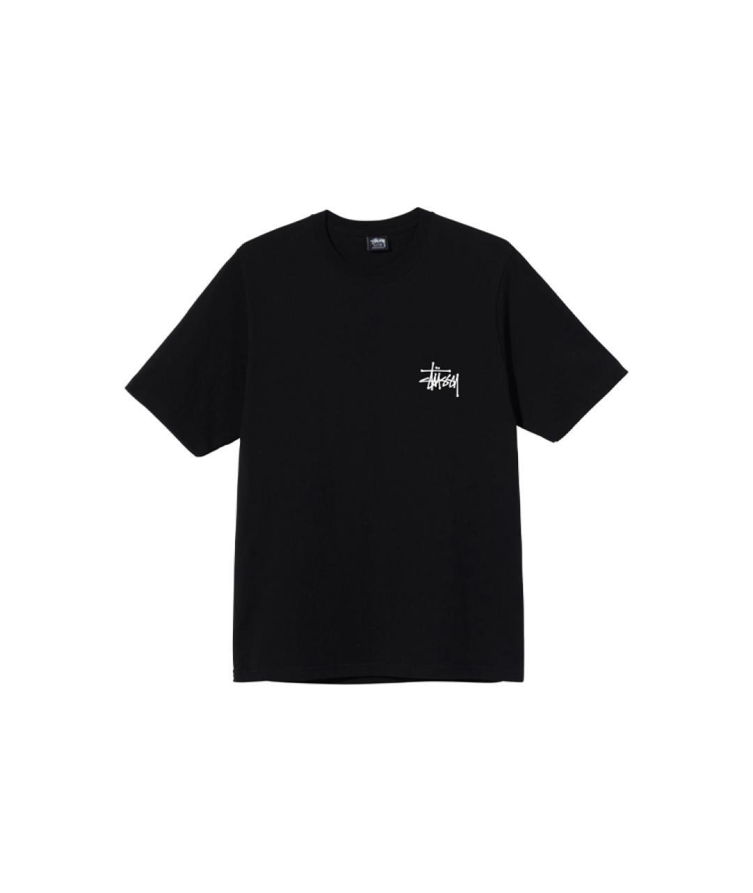 STUSSY Черная футболка, фото 1