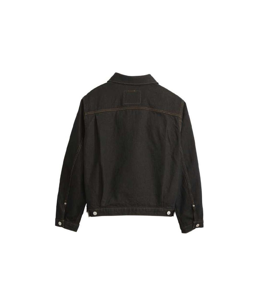 STUSSY Черная деним куртка, фото 2