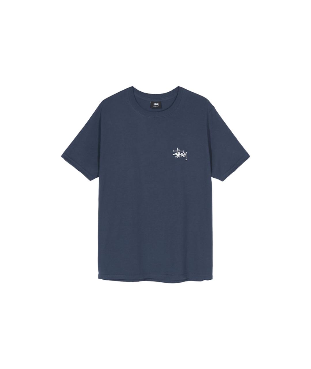 STUSSY Синяя футболка, фото 1