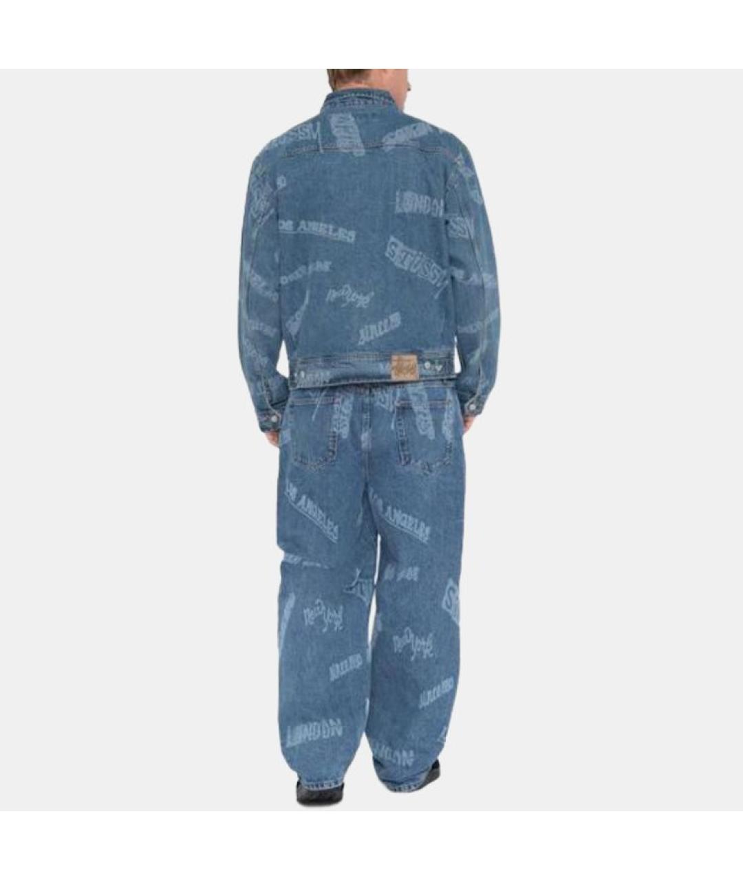 STUSSY Синяя куртка, фото 3