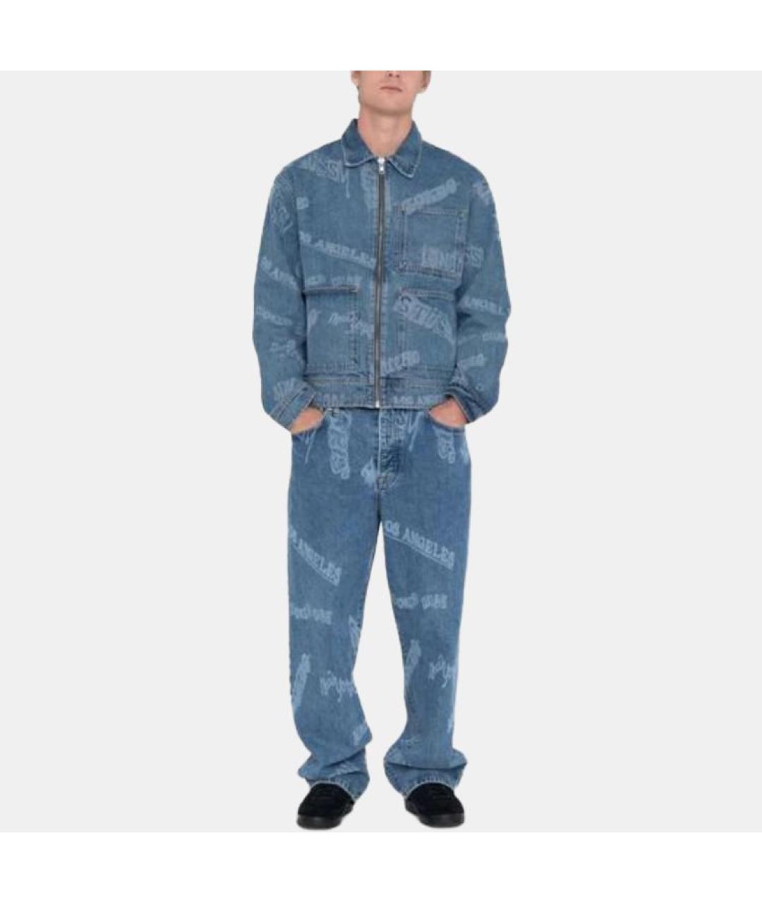 STUSSY Синяя куртка, фото 5