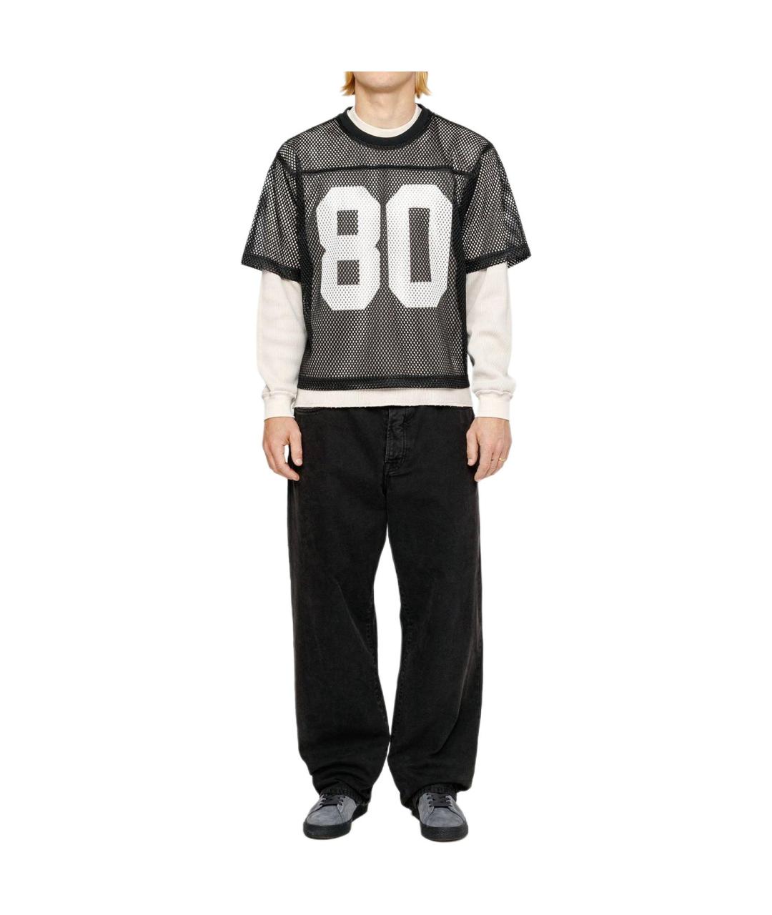 STUSSY Черная футболка, фото 5