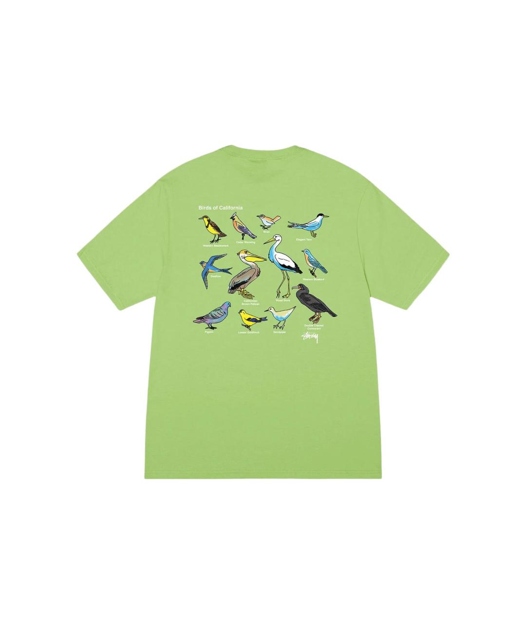 STUSSY Зеленая хлопковая футболка, фото 2