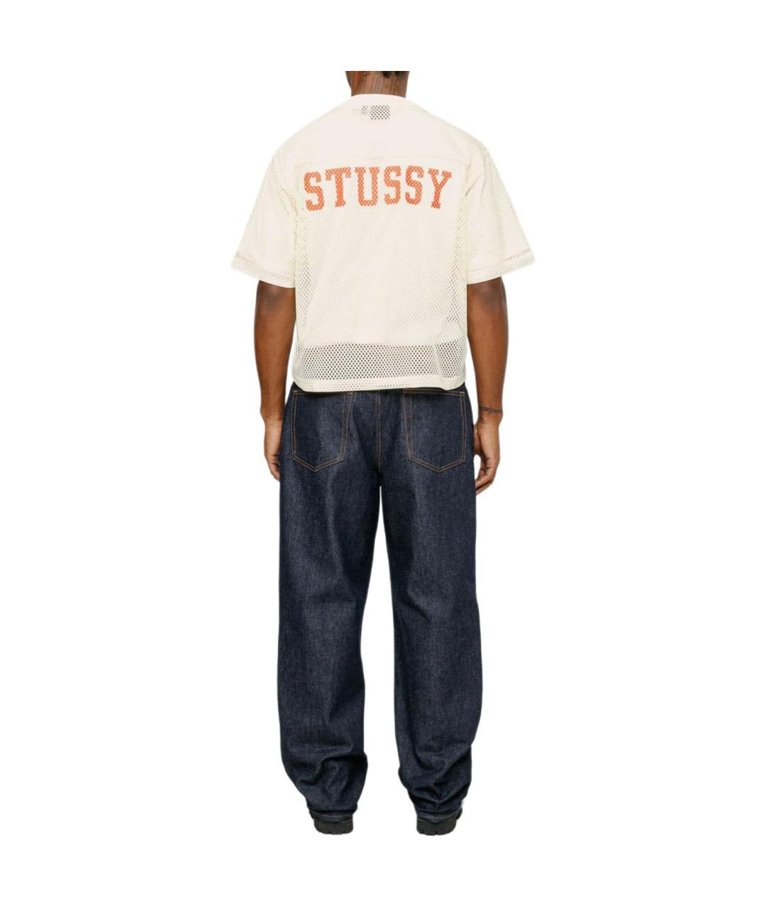 STUSSY Бежевая футболка, фото 3