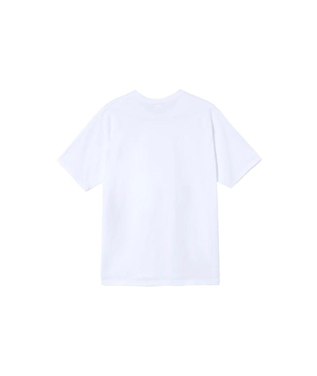 STUSSY Белая хлопковая футболка, фото 2