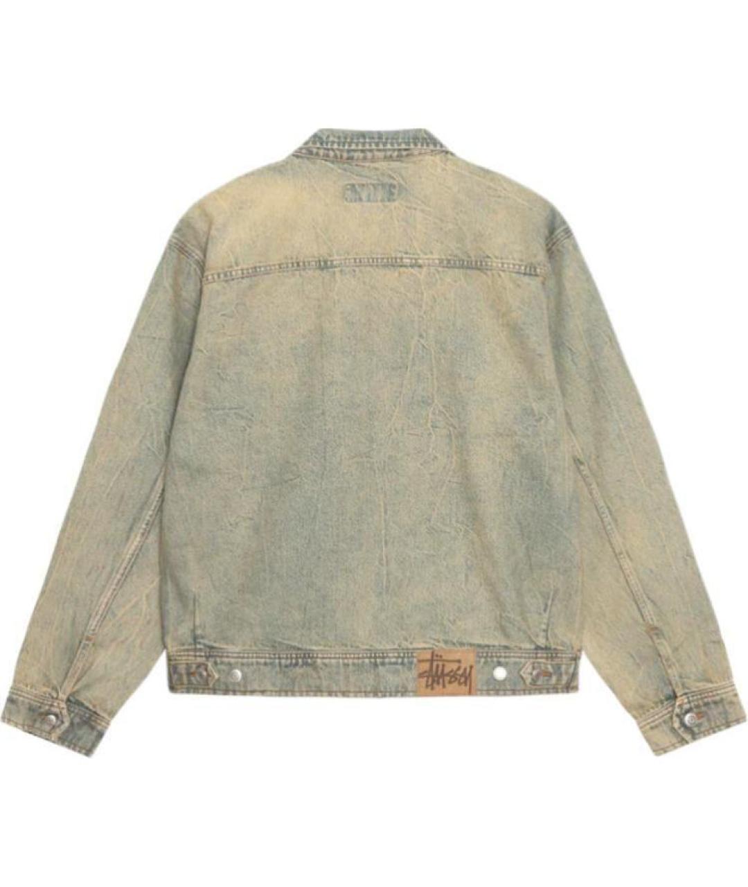 STUSSY Желтая куртка, фото 2