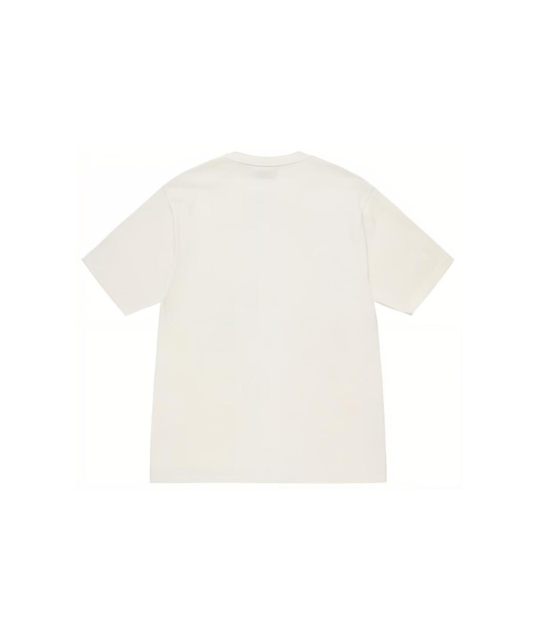 STUSSY Белая футболка, фото 2