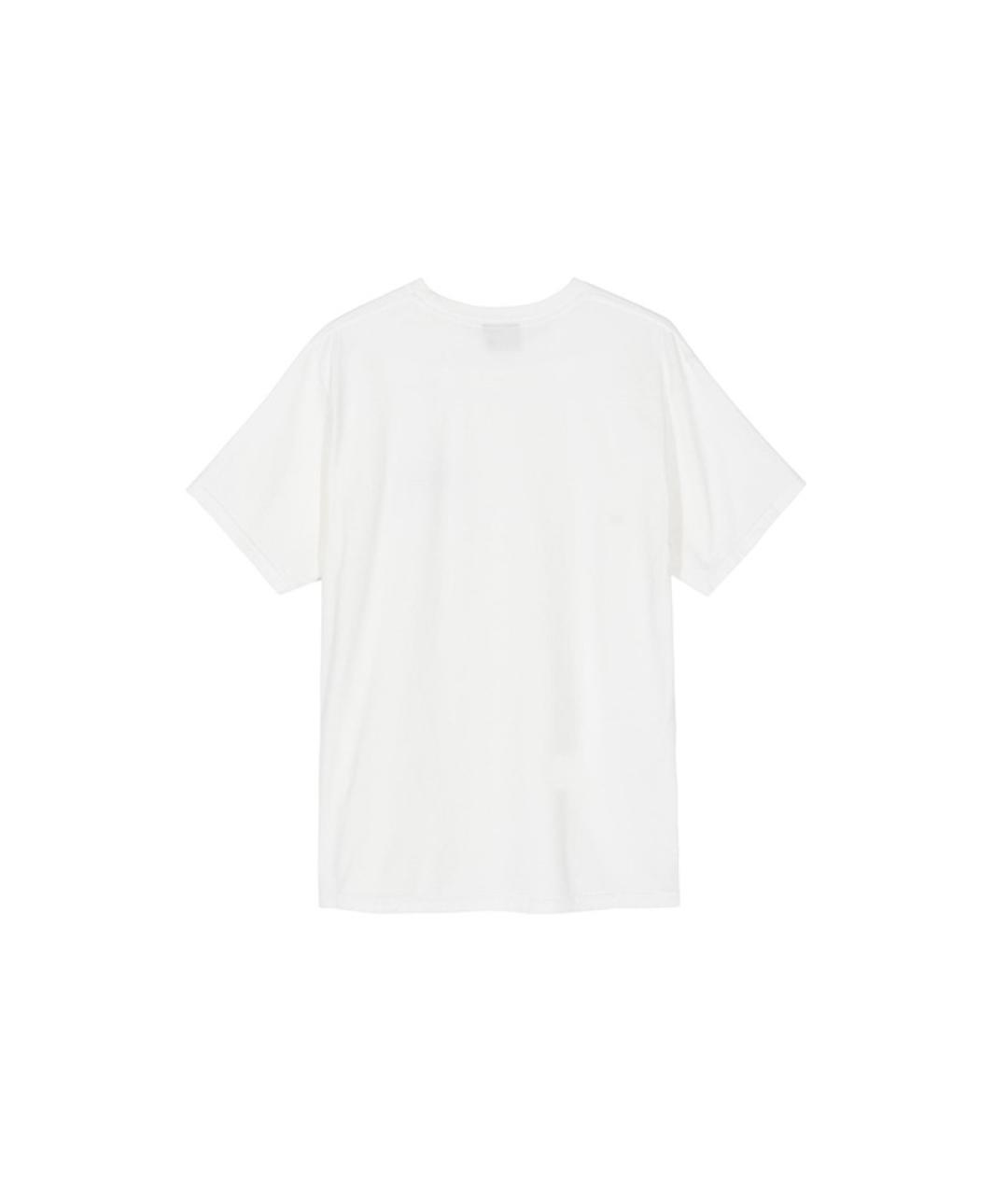 STUSSY Белая хлопковая футболка, фото 2
