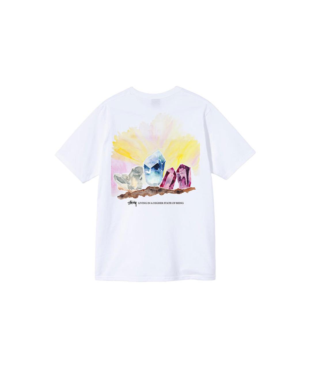 STUSSY Белая футболка, фото 2