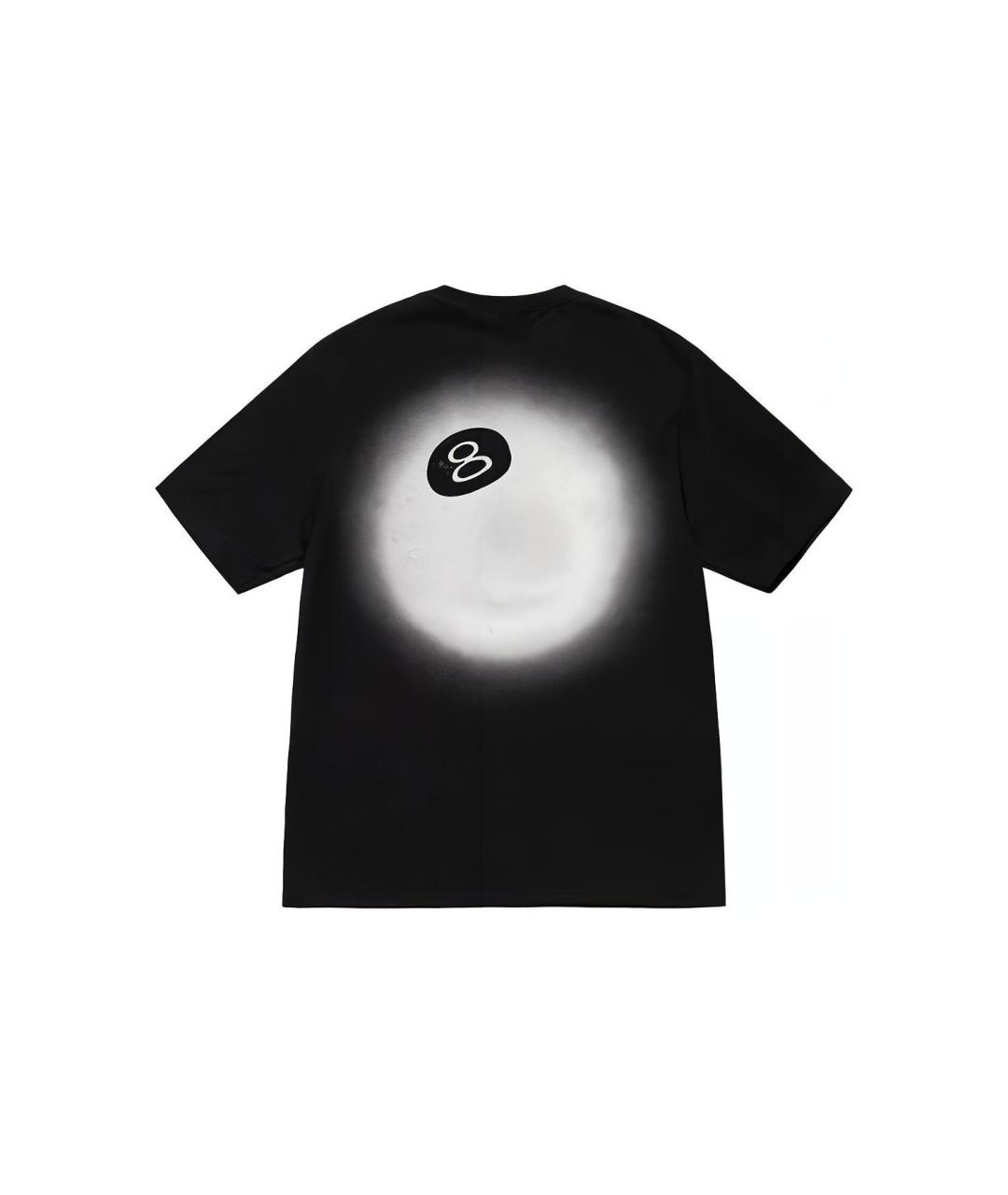 STUSSY Черная футболка, фото 2