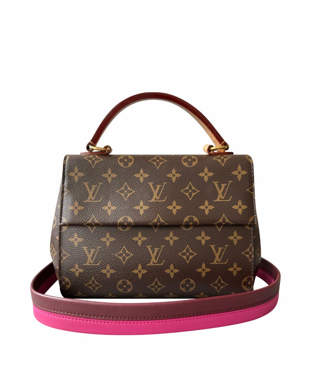LOUIS VUITTON Коричневая сумка с короткими ручками, фото 1