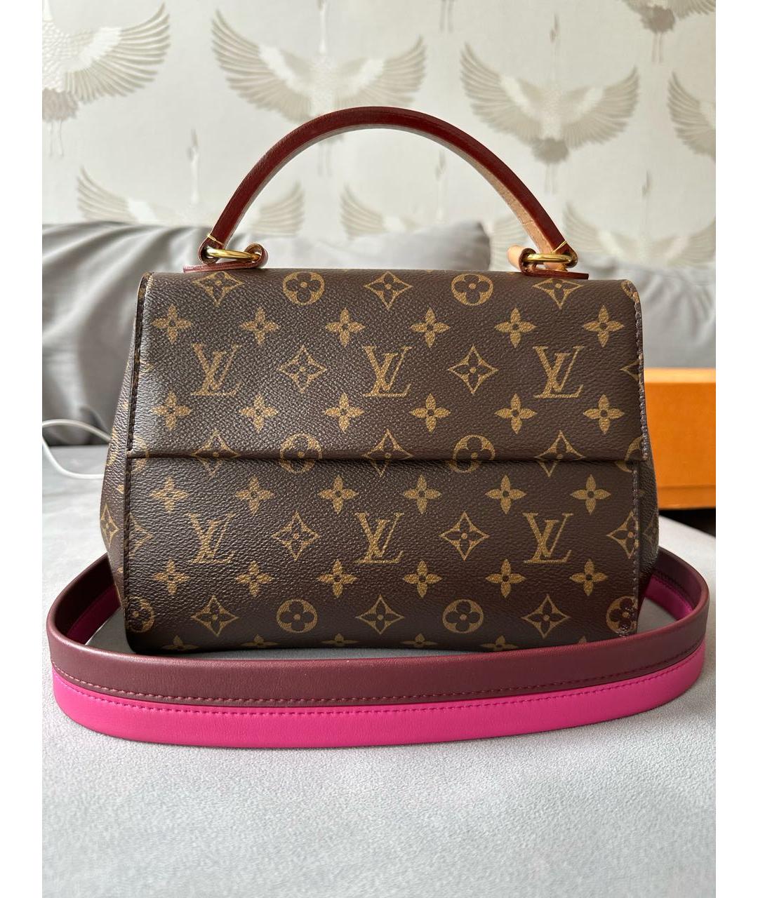 LOUIS VUITTON Коричневая сумка с короткими ручками, фото 8