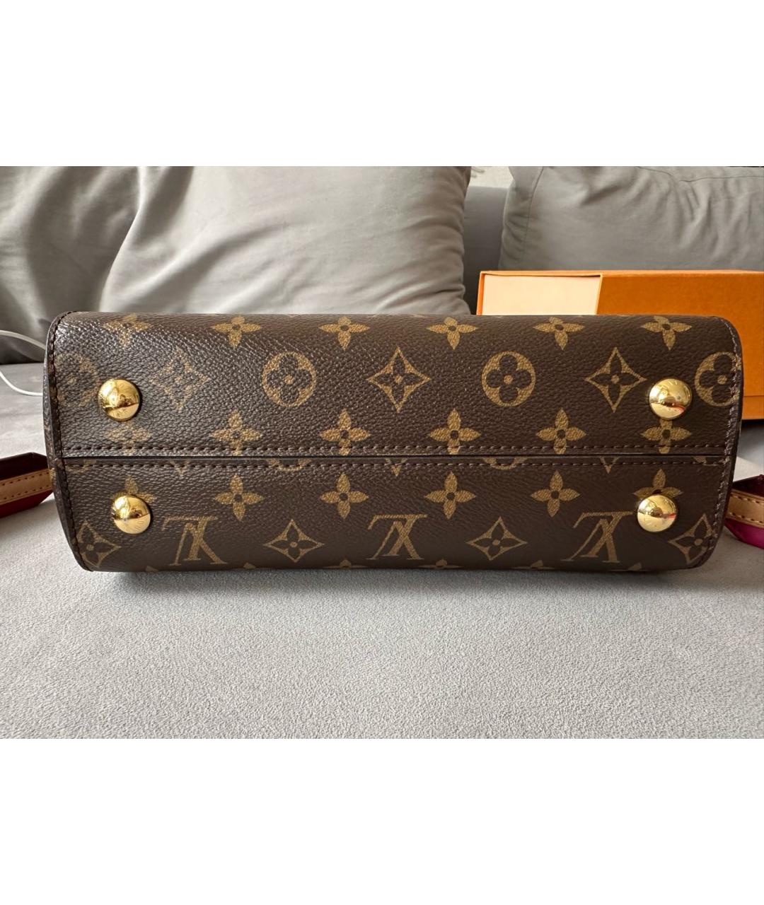 LOUIS VUITTON Коричневая сумка с короткими ручками, фото 5