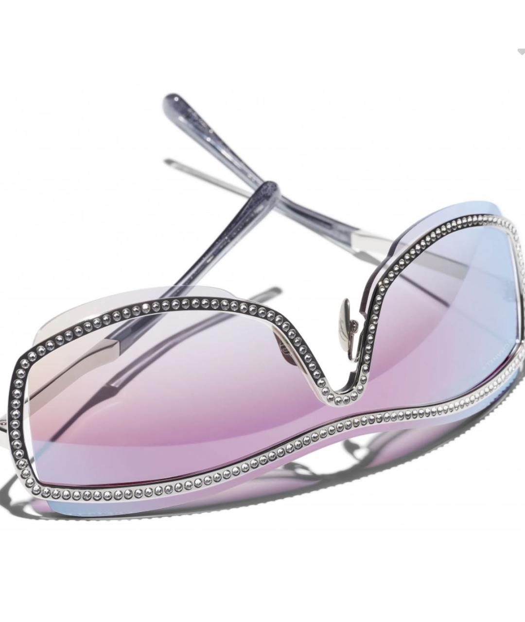 CHANEL Мульти металлические солнцезащитные очки, фото 8