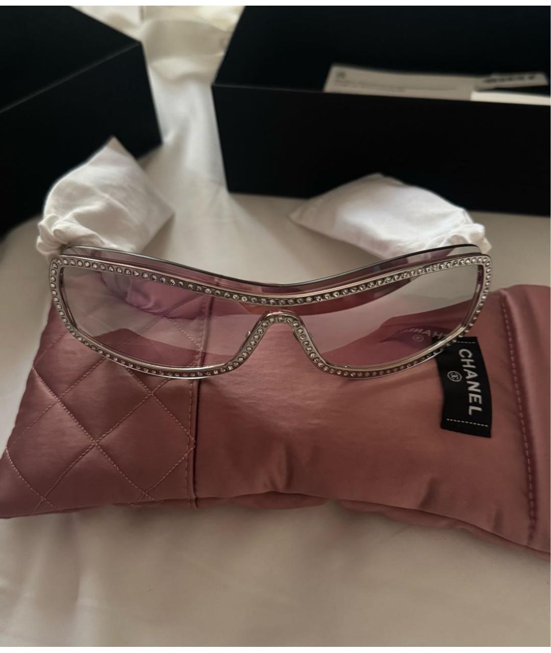 CHANEL Мульти металлические солнцезащитные очки, фото 4