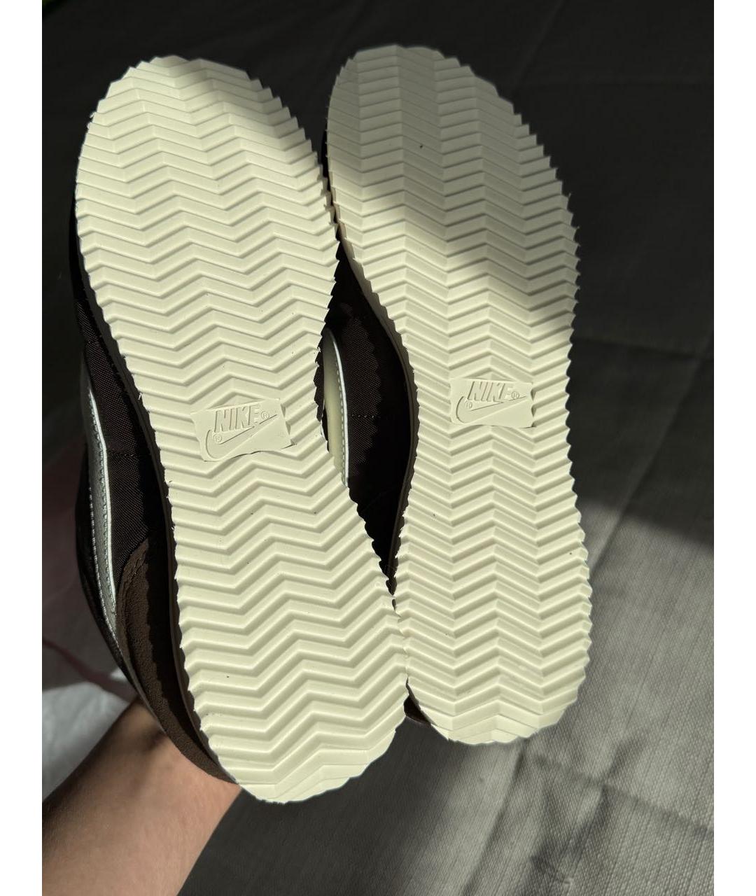 NIKE Коричневые текстильные кроссовки, фото 4