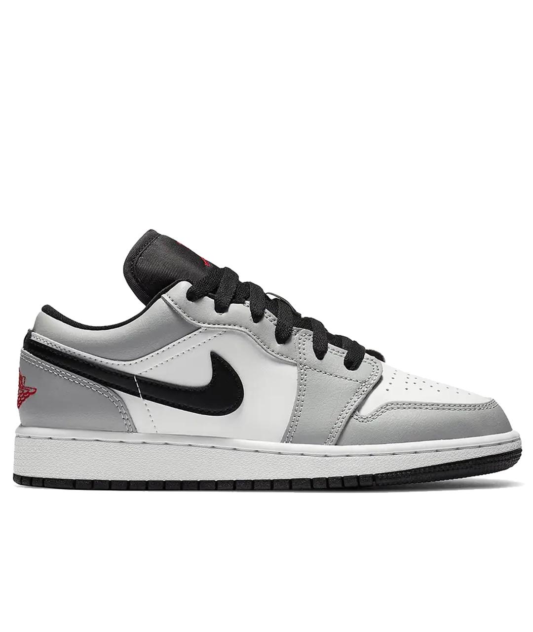 JORDAN Серые кожаные кроссовки, фото 1